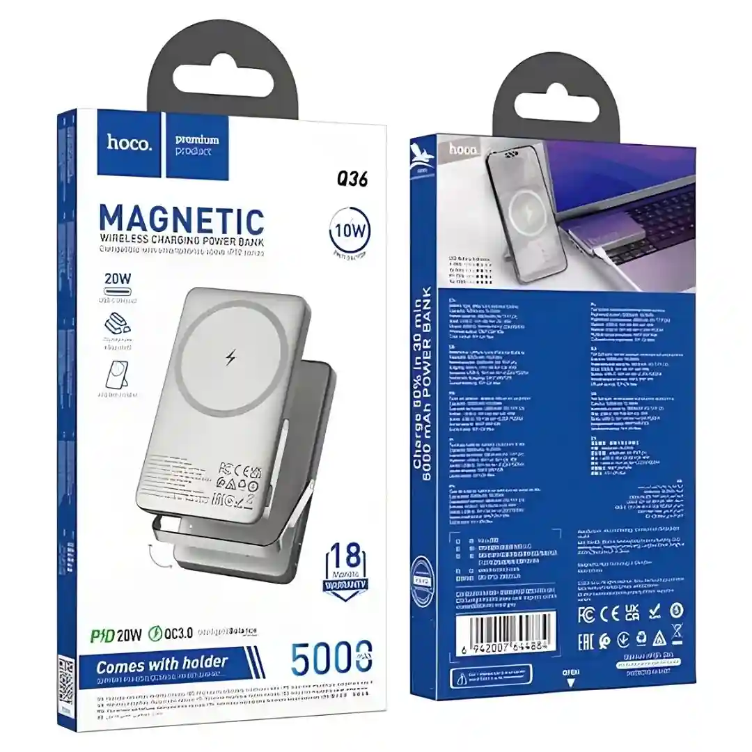 Hoco Q36 Sunlight Magnetic Wireless Charging Power Bank